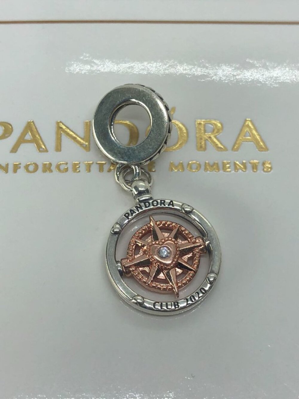 Pandora Club Compass Dangle Charm